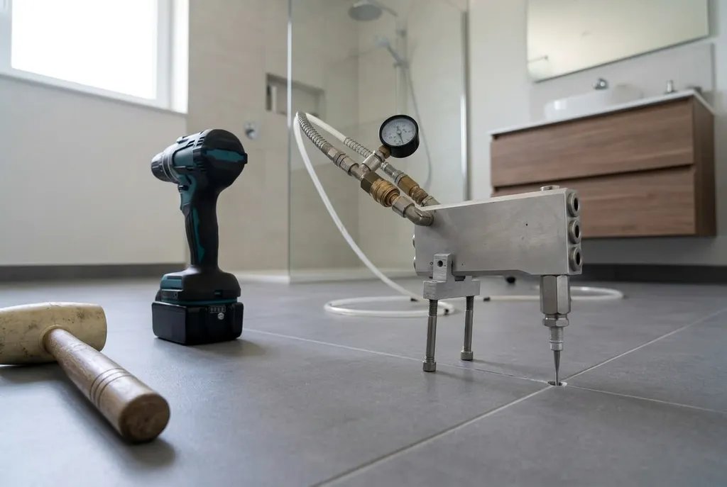 Kitbedrijf Den Dolder – holle tegels injecteren